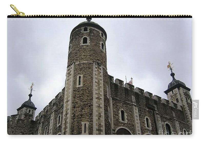 The White Tower Carry-all Pouch featuring the photograph White Tower by Denise Railey