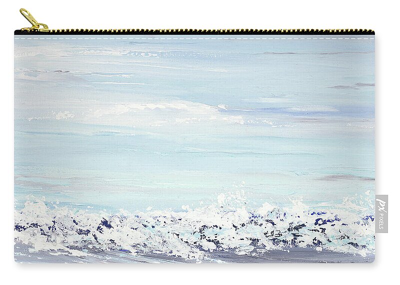 Costal Carry-all Pouch featuring the painting White Water by Tamara Nelson