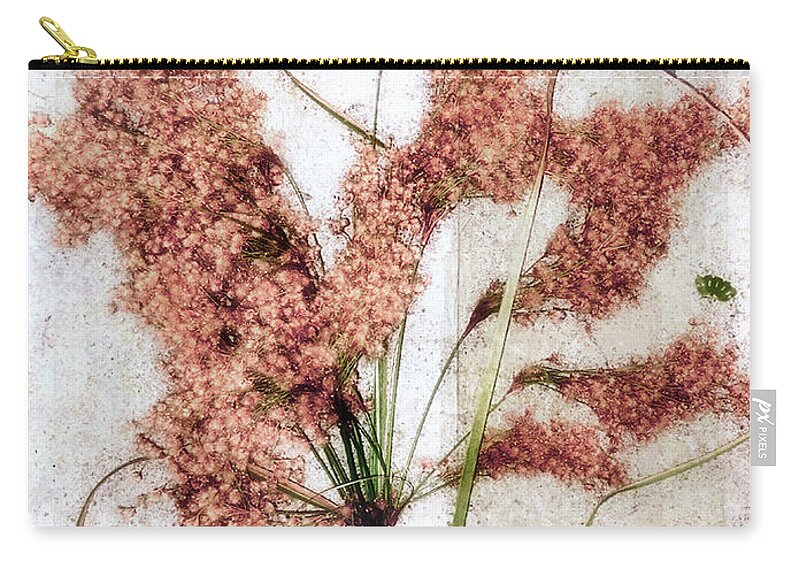 Rice Zip Pouch featuring the photograph Wild Indian Rice in Autumn #2 by Louise Kumpf