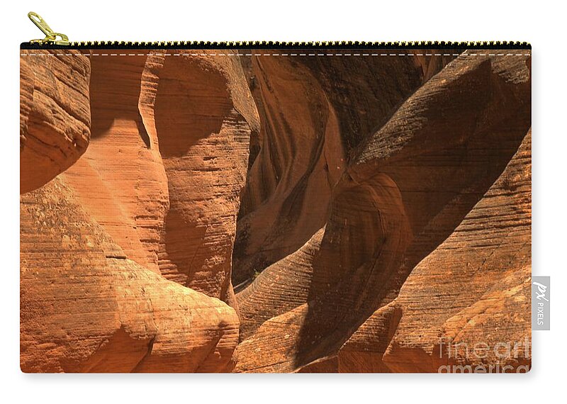 Escalante Zip Pouch featuring the photograph Willis Creek Utah by Adam Jewell