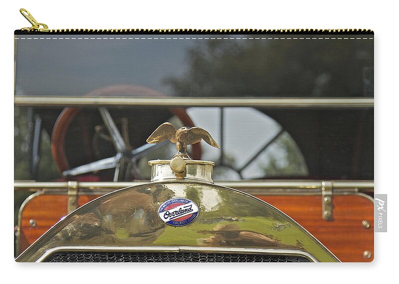 Willis Zip Pouch featuring the photograph Willis Overland by Jack R Perry