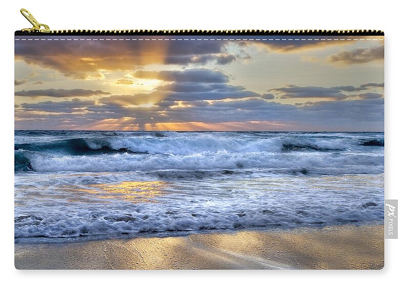 Clouds Carry-all Pouch featuring the photograph Window To Heaven by Debra and Dave Vanderlaan