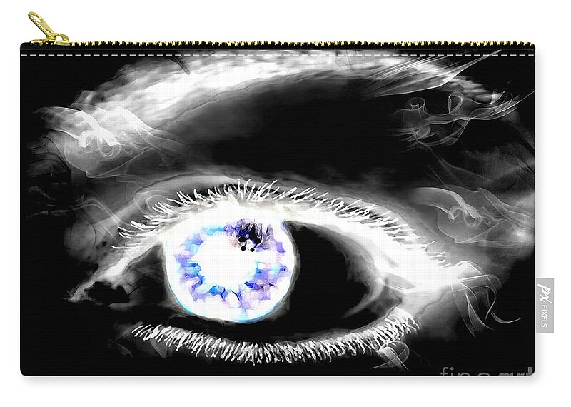 People Zip Pouch featuring the photograph Window to the Soul III by Debbie Portwood
