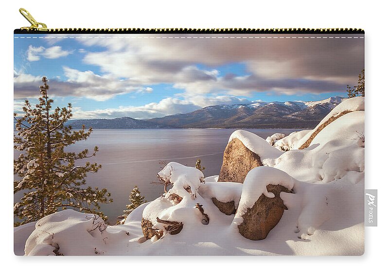 Landscape Carry-all Pouch featuring the photograph Winter in Tahoe by Jonathan Nguyen