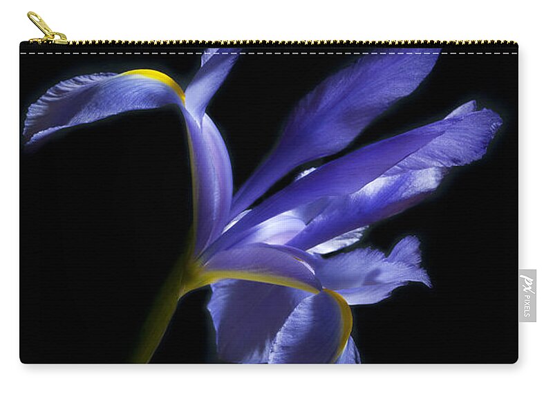 Iris Zip Pouch featuring the photograph Wisdom by Patty Colabuono