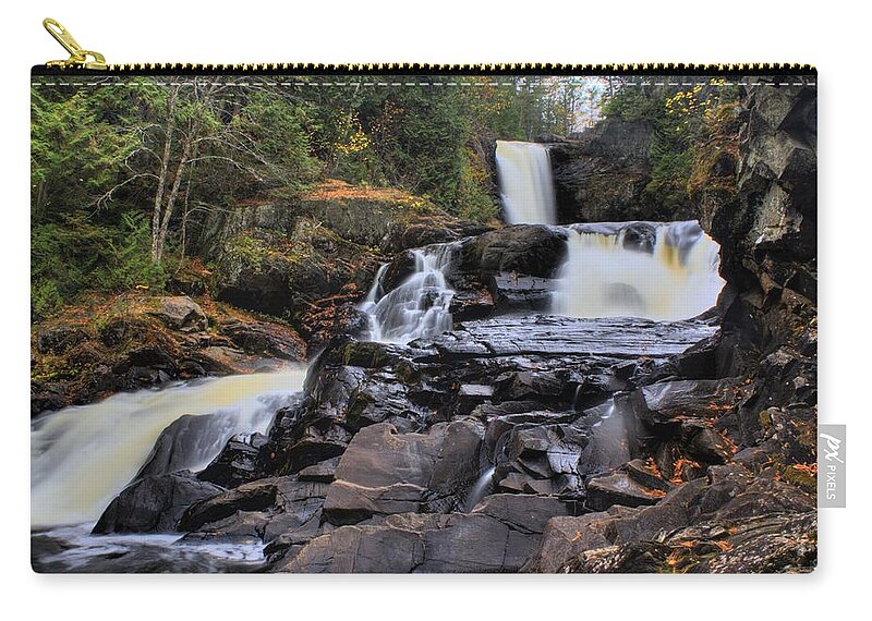 Hdr Zip Pouch featuring the photograph Worth The Drive by Greg DeBeck