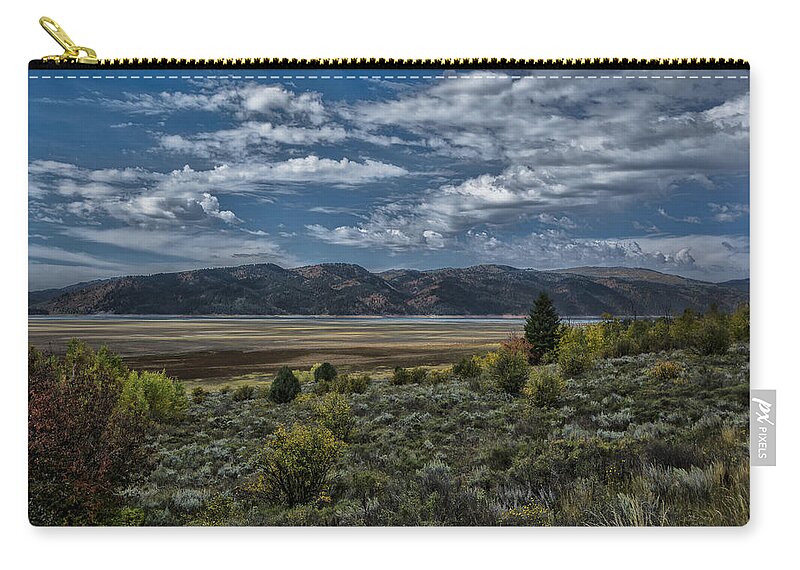 Valley Zip Pouch featuring the photograph Wyoming Valley by Erika Fawcett