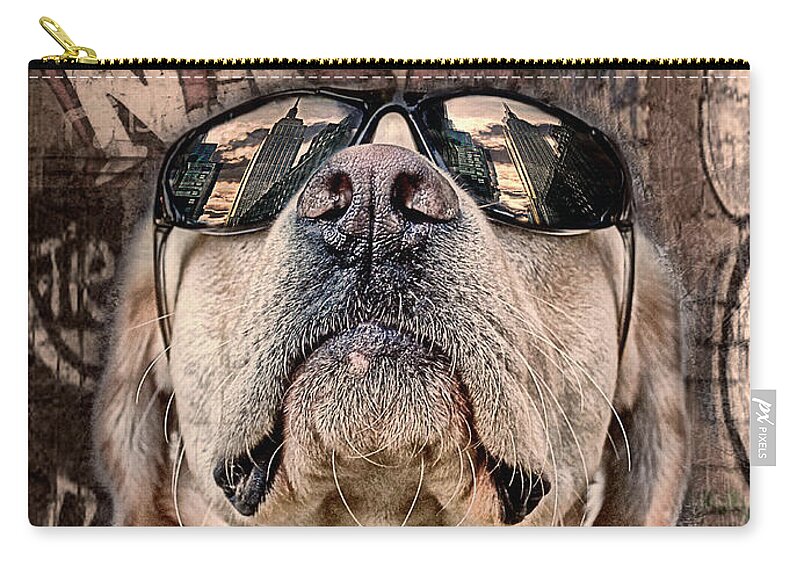 Animals Zip Pouch featuring the photograph Yeah Man . . . This Is Really High by Joachim G Pinkawa