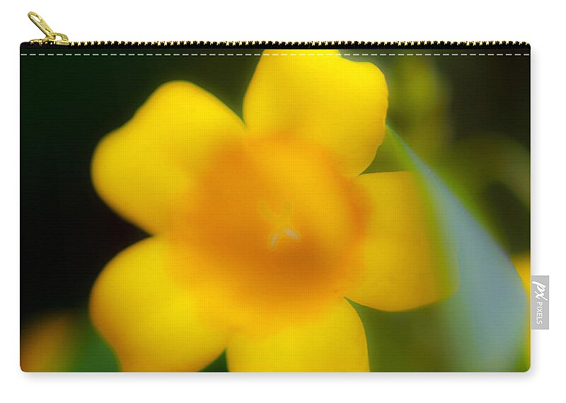 Flower Zip Pouch featuring the photograph Yellow Jasmine I by Stephen Anderson
