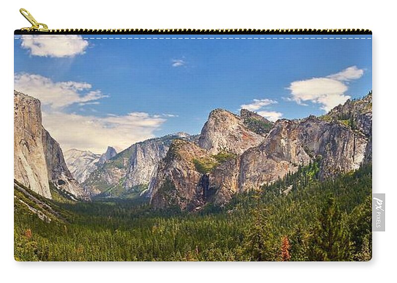 Photography Zip Pouch featuring the photograph Yosemite Valley by Sean Griffin