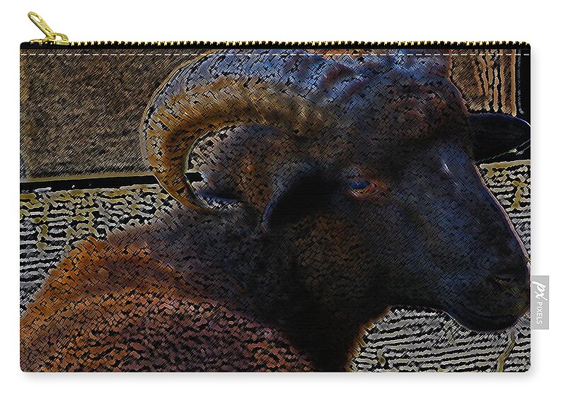 Mixed Media Zip Pouch featuring the photograph You Talkin Bout Me by Patricia Griffin Brett