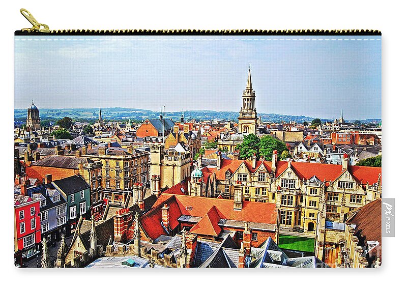 Yhun Suarez Carry-all Pouch featuring the photograph Oxford Cityscape by Yhun Suarez