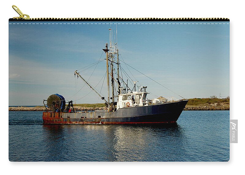 Boat Carry-all Pouch featuring the photograph Catch of the Day by Cathy Kovarik
