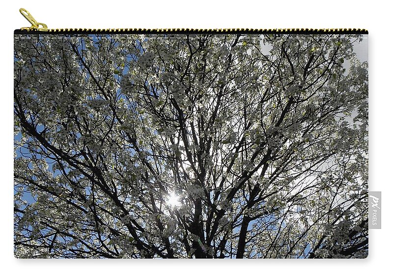 Cherry Blossom Carry-all Pouch featuring the photograph Cherry Blossoms by Kim Galluzzo Wozniak