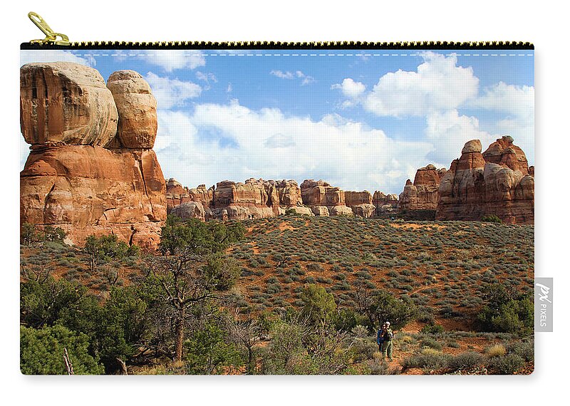 Chesler Park Zip Pouch featuring the photograph Chesler Park #1 by Adam Jewell