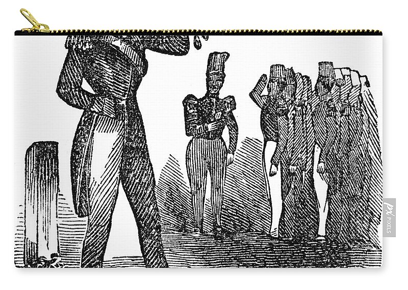 1840s Zip Pouch featuring the photograph Mexican War: Soldiers #1 by Granger
