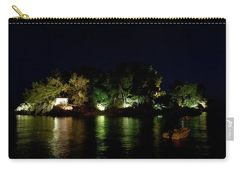 2011 Zip Pouch featuring the photograph Panagias Island #2 by Jouko Lehto