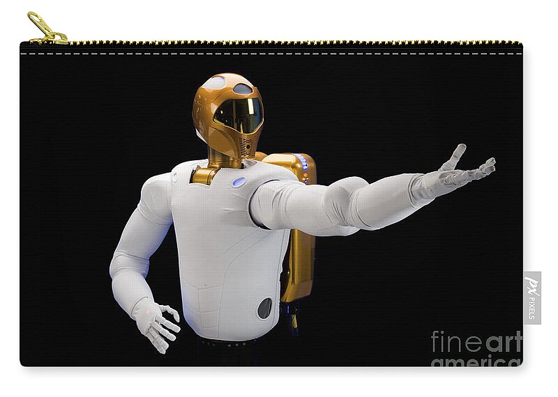 Dexterous Zip Pouch featuring the photograph Robonaut 2, A Dexterous, Humanoid #1 by Stocktrek Images