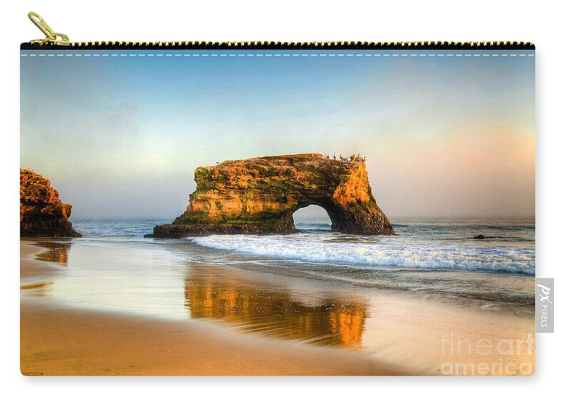 Santa Cruz Zip Pouch featuring the photograph Santa Cruz #1 by Kelly Wade