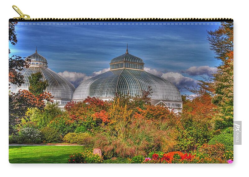  Zip Pouch featuring the photograph The Botanical Gardens #1 by Michael Frank Jr