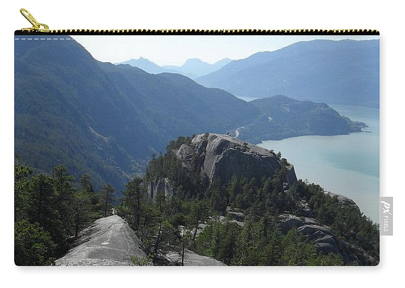 The Chief Zip Pouch featuring the photograph The Chief by Michael Standen Smith