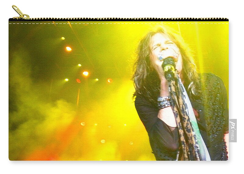 Joe Perry Zip Pouch featuring the photograph Tyler #1 by Traci Cottingham