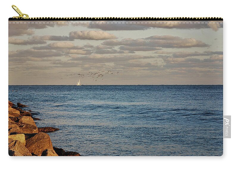 Serenity Zip Pouch featuring the photograph 20- Serenity by Joseph Keane