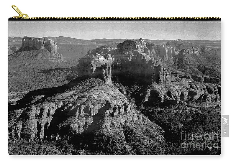 Red Mountains Framed Prints Zip Pouch featuring the photograph Sedona #3 by Julie Lueders 