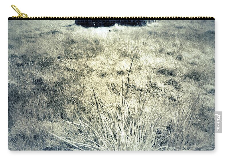Shack Zip Pouch featuring the photograph Shack in Infrared #3 by Jill Battaglia