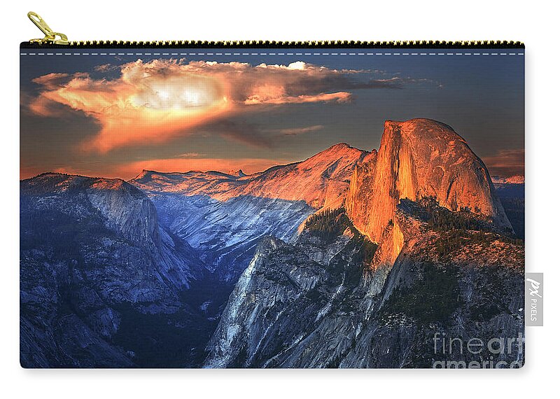 Yosemite Zip Pouch featuring the photograph Yosemite #3 by Daniel Knighton