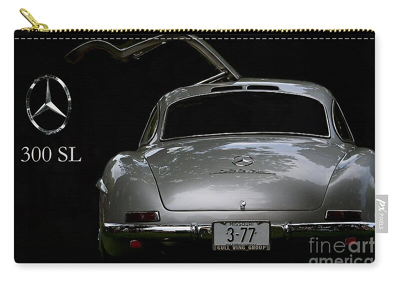 Classic Zip Pouch featuring the photograph 300 Sl by Dennis Hedberg