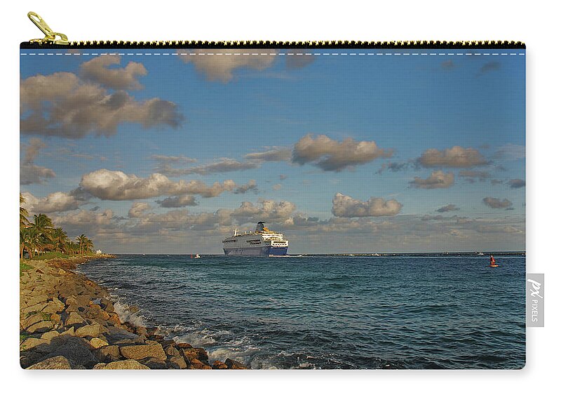 Bahamas Celebration Zip Pouch featuring the photograph 38- Bon Voyage by Joseph Keane