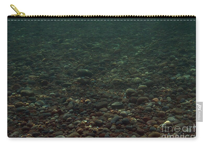 Lake Superior Zip Pouch featuring the photograph Lake Superior #4 by Ted Kinsman