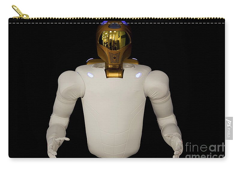 Dexterous Zip Pouch featuring the photograph Robonaut 2, A Dexterous, Humanoid #4 by Stocktrek Images