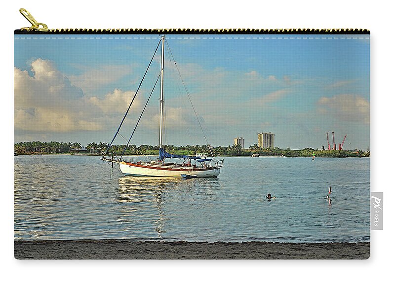  Phil Foster Park Zip Pouch featuring the photograph 51- Phil Foster Park-Singer Island by Joseph Keane
