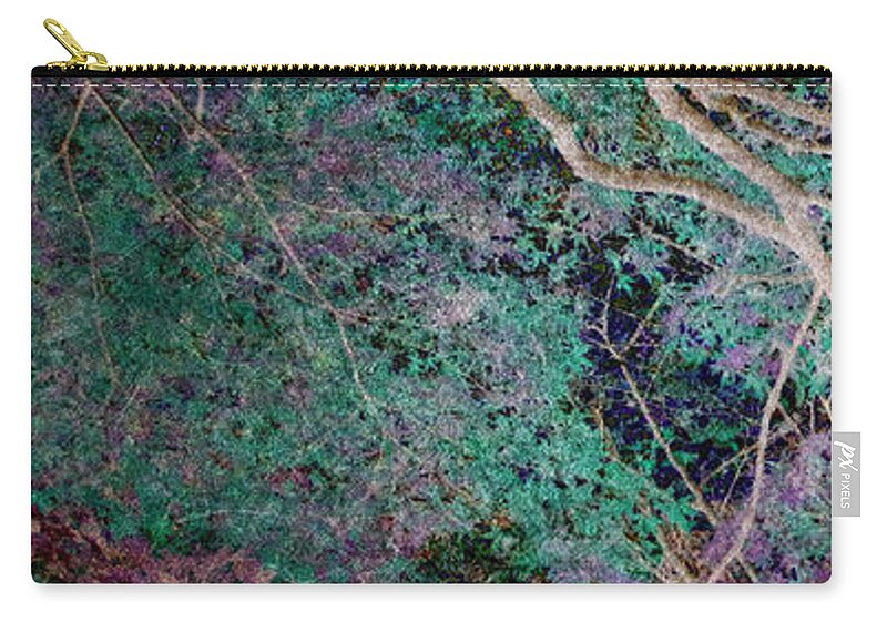 Forest Zip Pouch featuring the photograph A Forest of Magic by Eena Bo