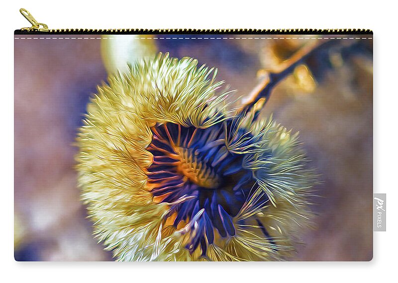 Nature Zip Pouch featuring the photograph A Look Inside by Bill and Linda Tiepelman