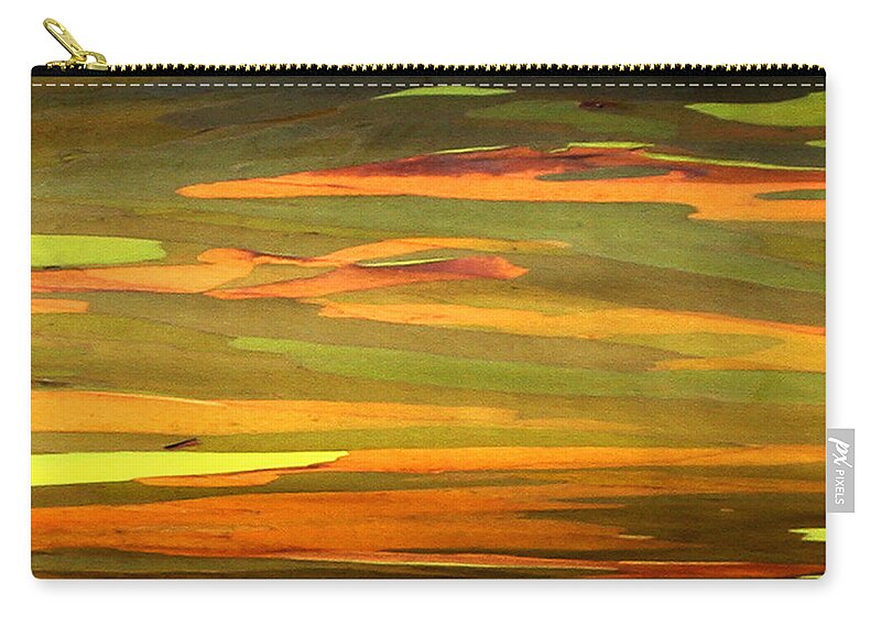 Eucalyptus Zip Pouch featuring the photograph Abstract Eucalyptus 2 by Marilyn Hunt