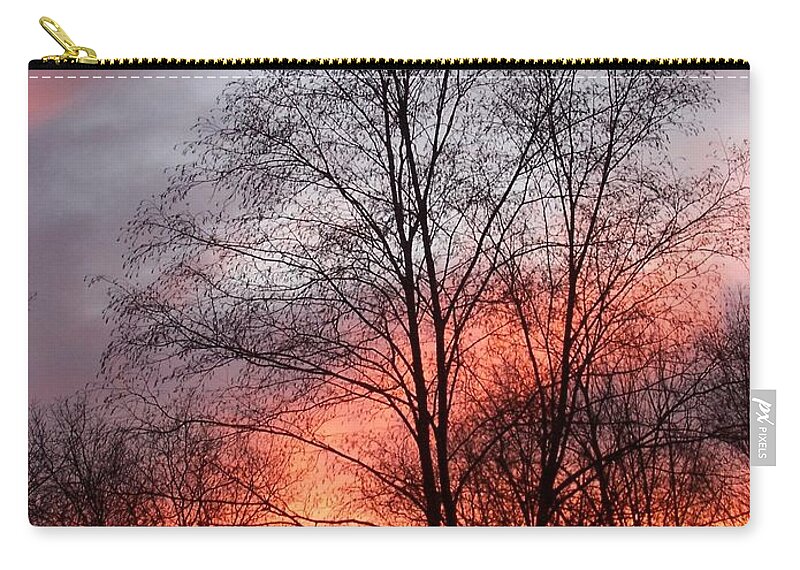 Sunset Zip Pouch featuring the photograph Adding Life To What Has Passed by Kim Galluzzo Wozniak