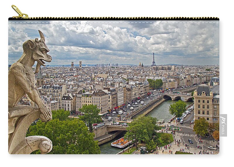 Europe Zip Pouch featuring the photograph Admiring the view by David Freuthal