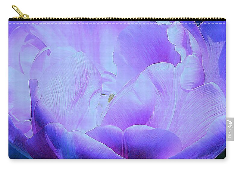 Tulip Carry-all Pouch featuring the photograph Avatar's Tulip by Rory Siegel