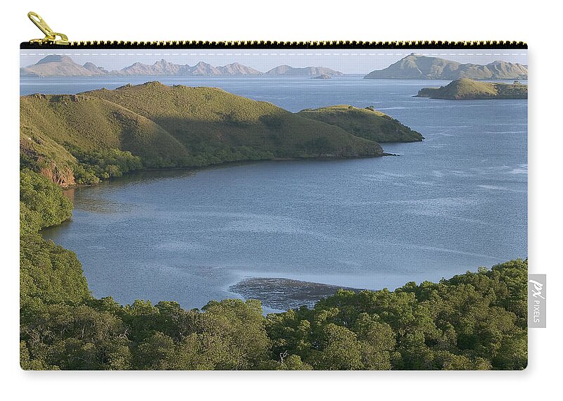 Mp Zip Pouch featuring the photograph Bay And Outlying Islands Off Rinca by Cyril Ruoso