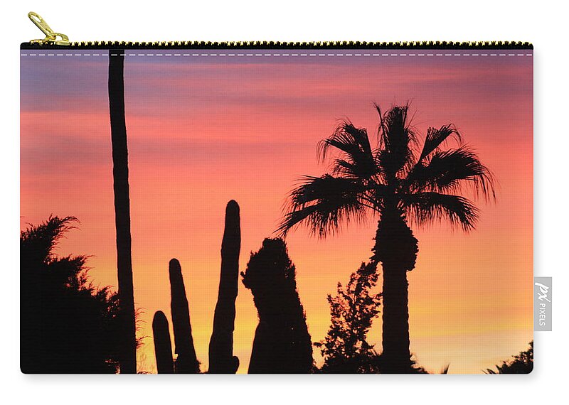Palms Zip Pouch featuring the photograph Beauty Beyond by Kim Galluzzo