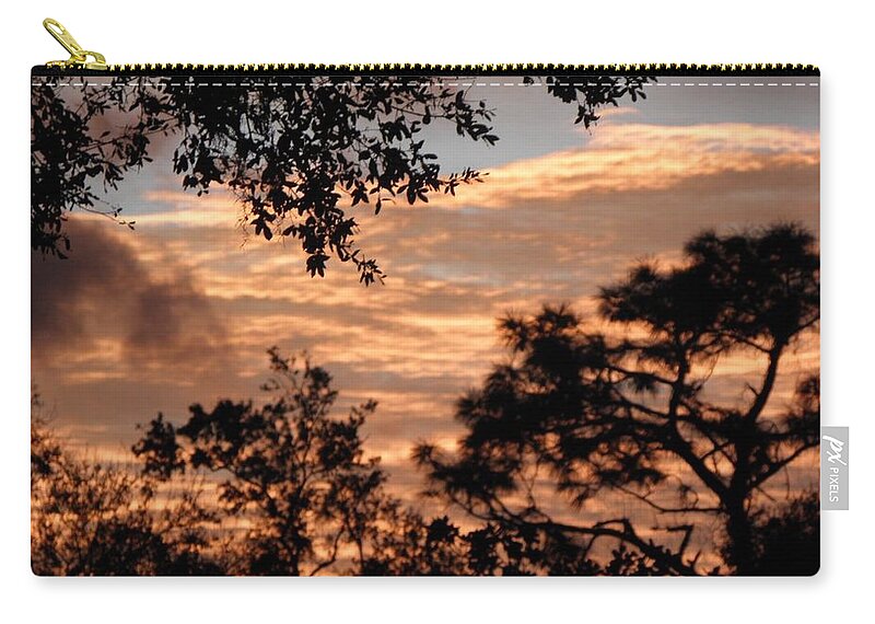 Trees Zip Pouch featuring the photograph Beauty Beyond The Trees by Kim Galluzzo