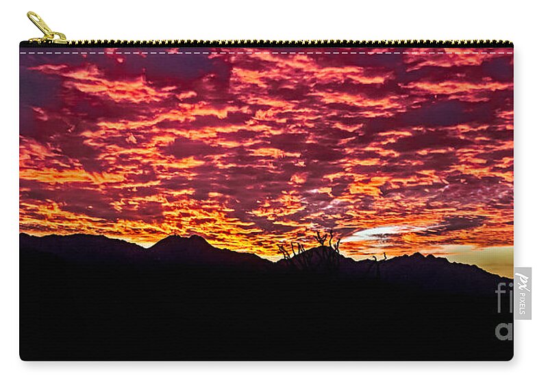 Sunrise Zip Pouch featuring the photograph Believe It or Not by Robert Bales