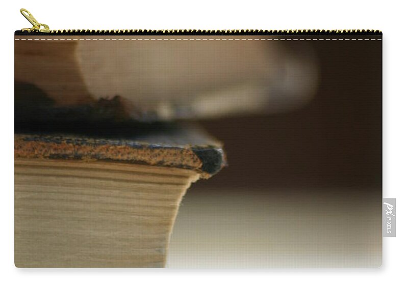 Books Zip Pouch featuring the photograph Books by Kelly Hazel