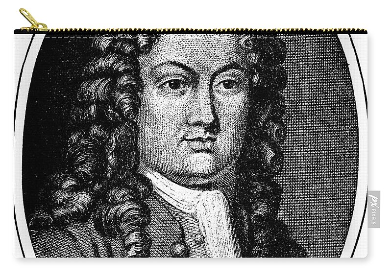 18th Century Zip Pouch featuring the photograph Brook Taylor (1685-1731) by Granger