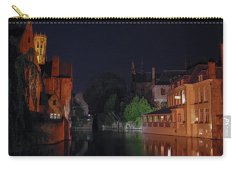 Bruges Zip Pouch featuring the photograph Bruges by David Gleeson