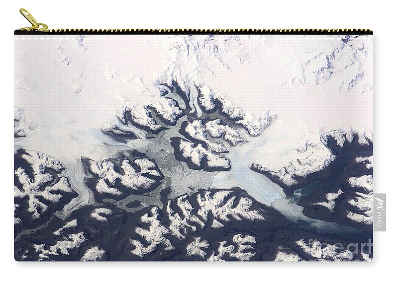 Bruggen Glacier Carry-all Pouch featuring the photograph Bruggen Glacier, Chile by Nasa