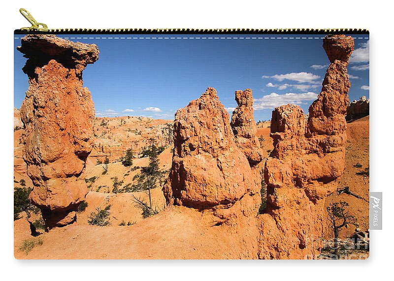 Bryce Canyon National Park Zip Pouch featuring the photograph Bryce Canyon Hoodoos by Adam Jewell